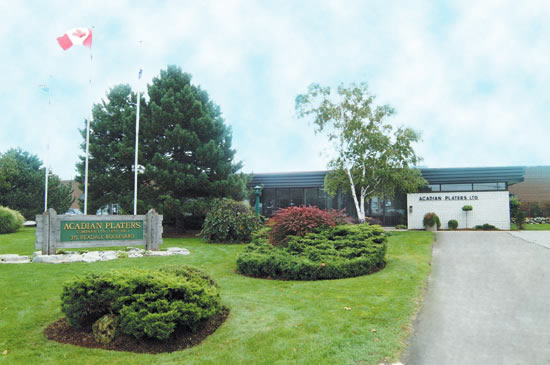 Company building image shown alongside the firm's metal finishing message and customer-market positioning.