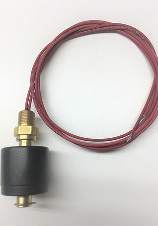 Brass and Buna single-point magnetic level switch.