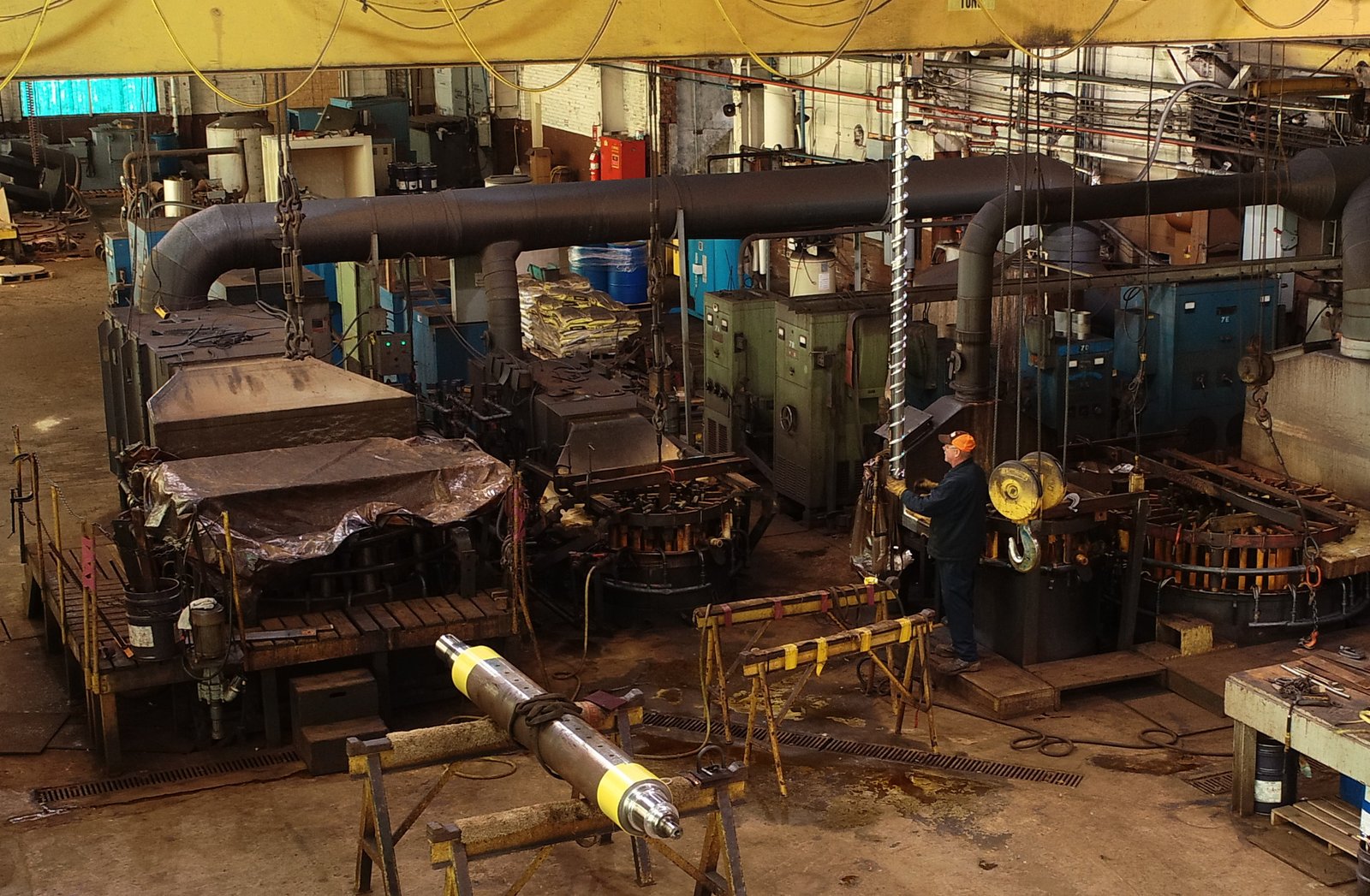 Industrial hard chrome plating service example.