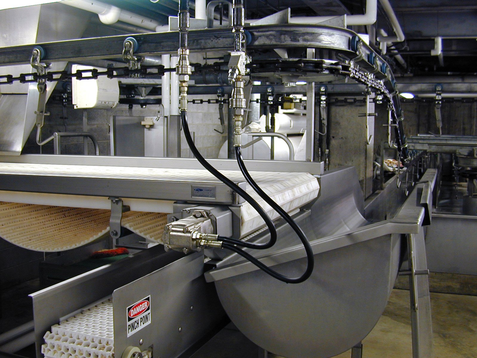 Inspection and washdown conveyor system