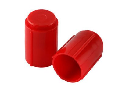 Durable injection-molded protective caps used for sealing, covering, or safeguarding parts during shipping and storage.