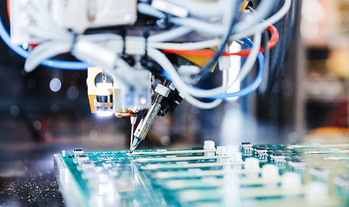 Printed circuit board assembly process image