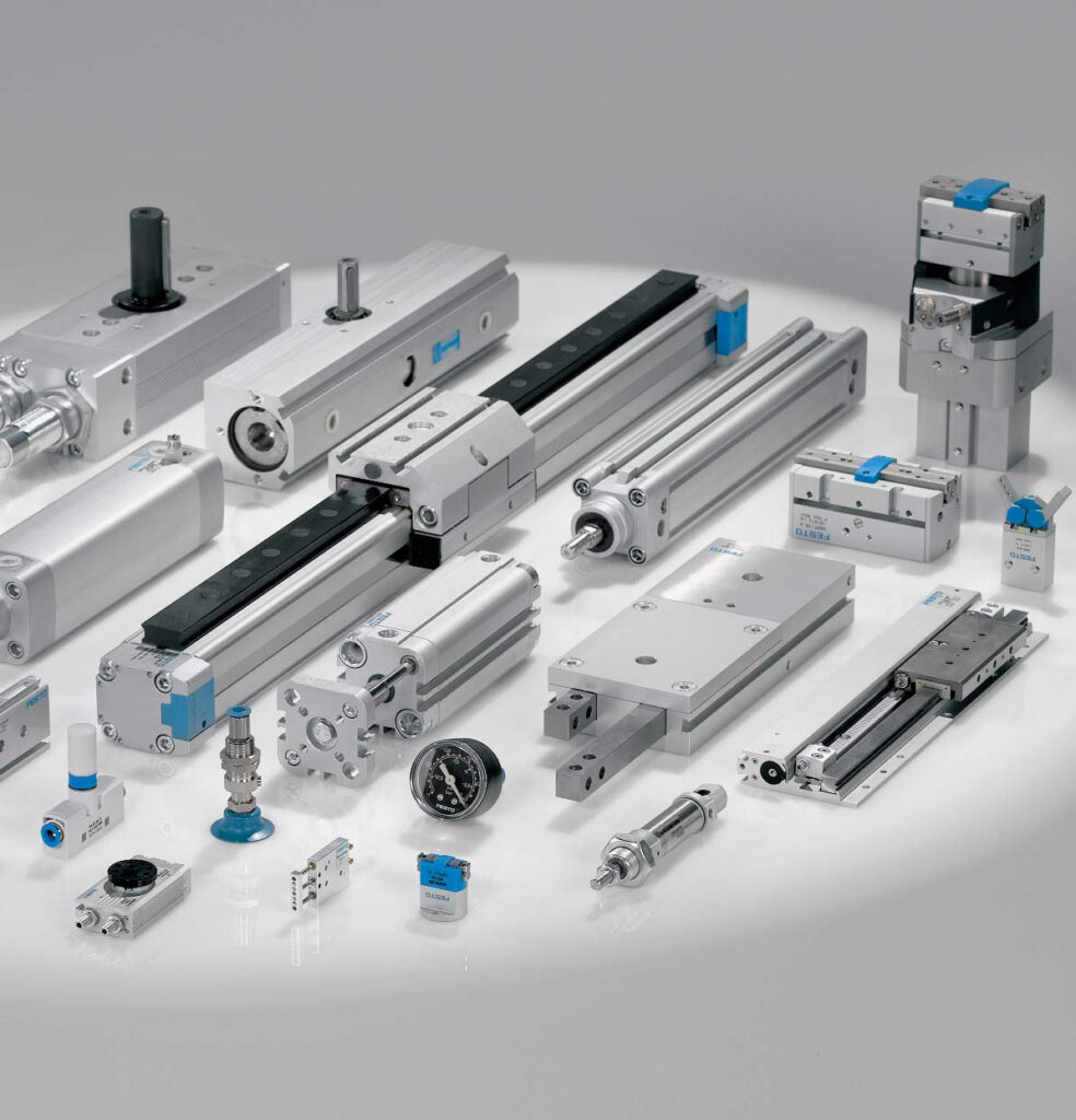 Pneumatic actuators and cylinders