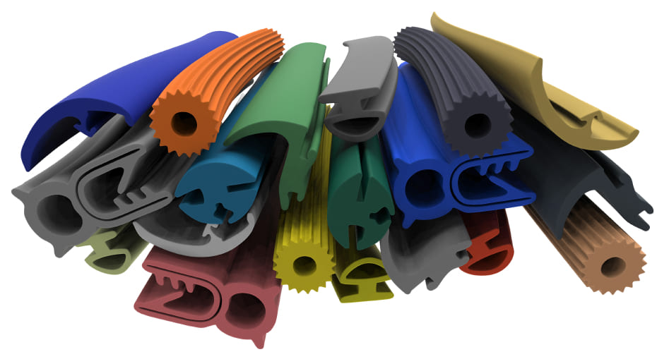 Silicone rubber extrusion product image on the Silicone Rubber Extrusions page.