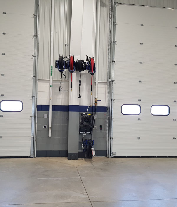 New construction installation service featured on the company website.