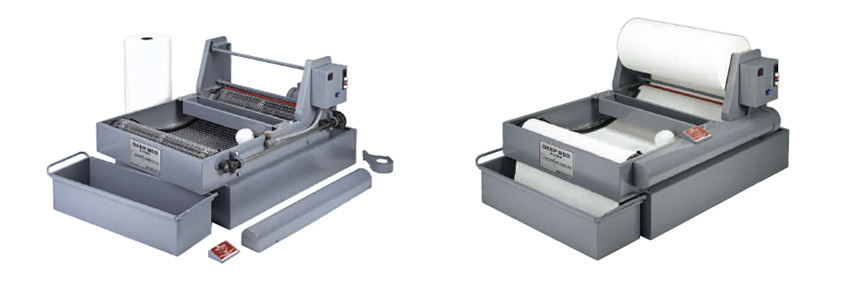 Alternate deep bed filter product image showing two configuration options.