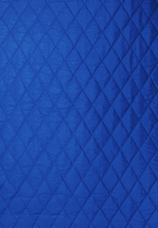 Example of standard blue vinyl material used for protective elevator pads.