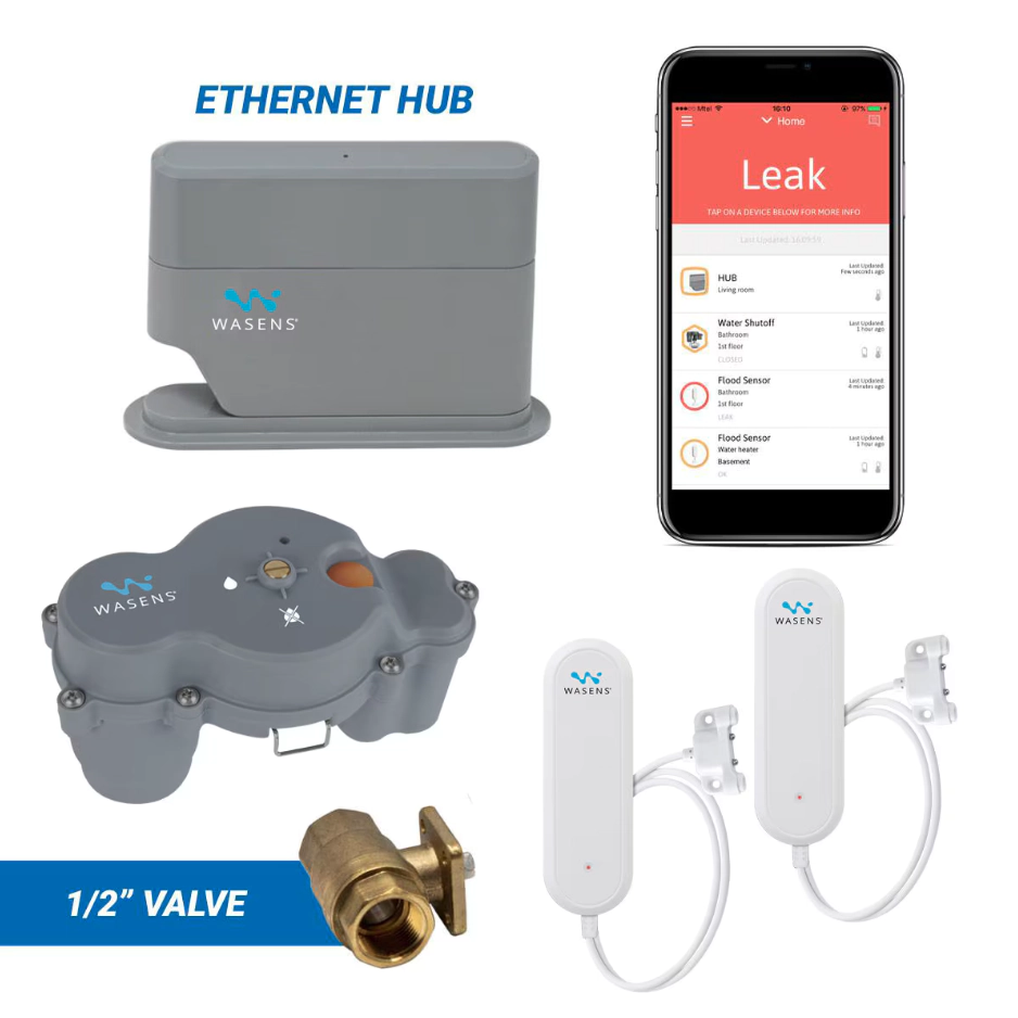 RSC-900-AW Wireless Leak Detection & Automatic Shut-Off System