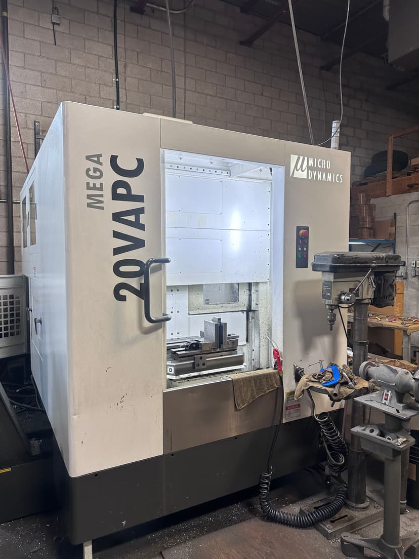 CNC milling machine shown in the machining gallery.