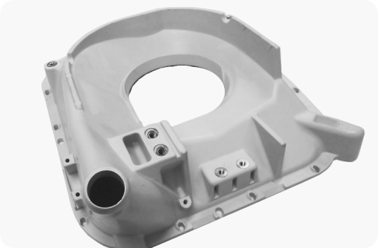Example application — molded part for industry use