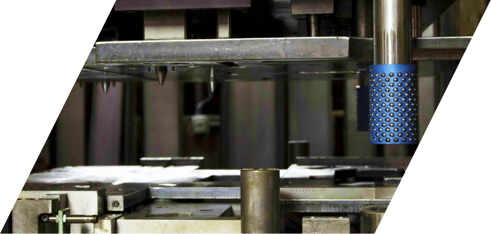Metal stamping capability image from MEC's website.