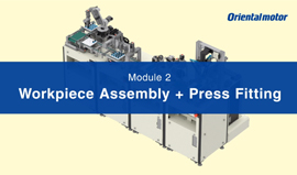 Modular automation workpiece assembly and press-fitting cell