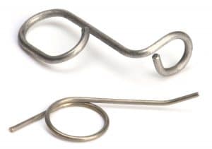 Assortment of finished wire forms.