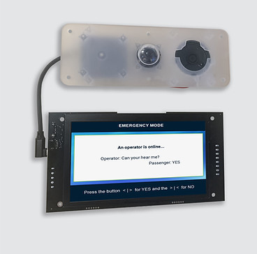 Thunder TC7082 elevator emergency phone with integrated display functions.
