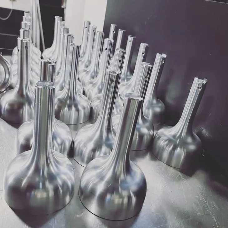 Precision CNC machined stainless steel components produced by Whale Precision Mfg, Inc., showcasing uniform surface finish and high dimensional accuracy.